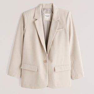Abercrombie Single Breasted Beige Blazer